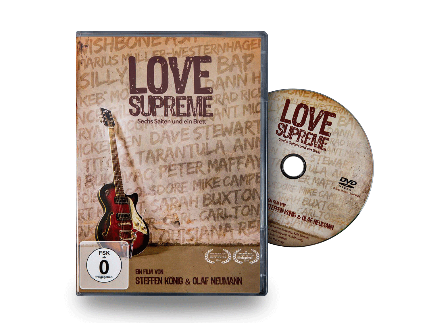 "Love Supreme - Sechs Saiten und ein Brett" DVD (German, PAL)