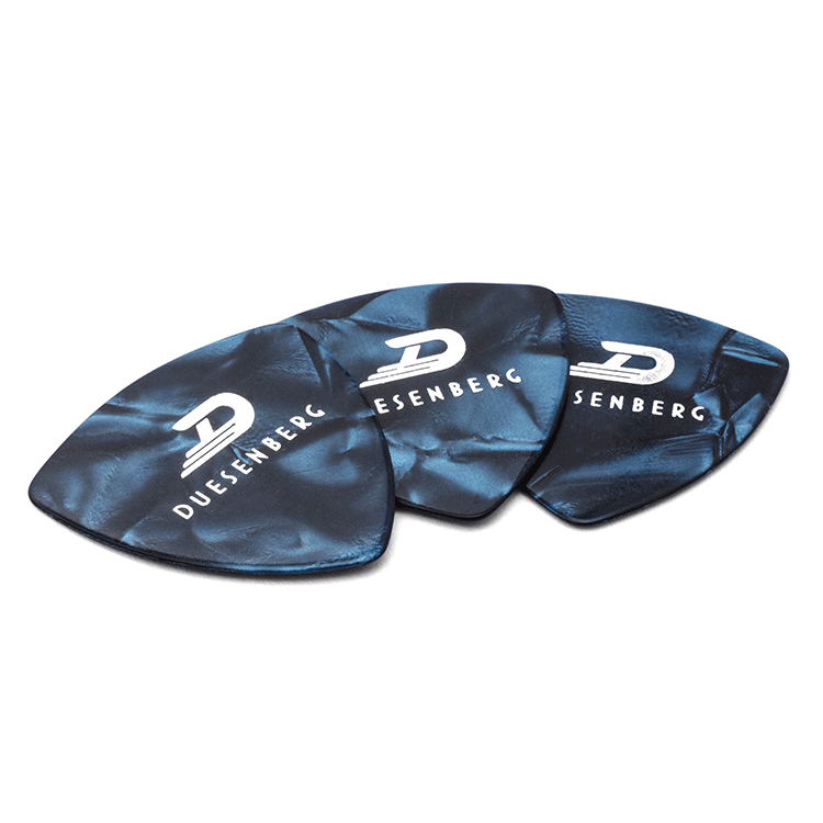 Duesenberg Zelluloid Plektren, Blue Pearl (Large)