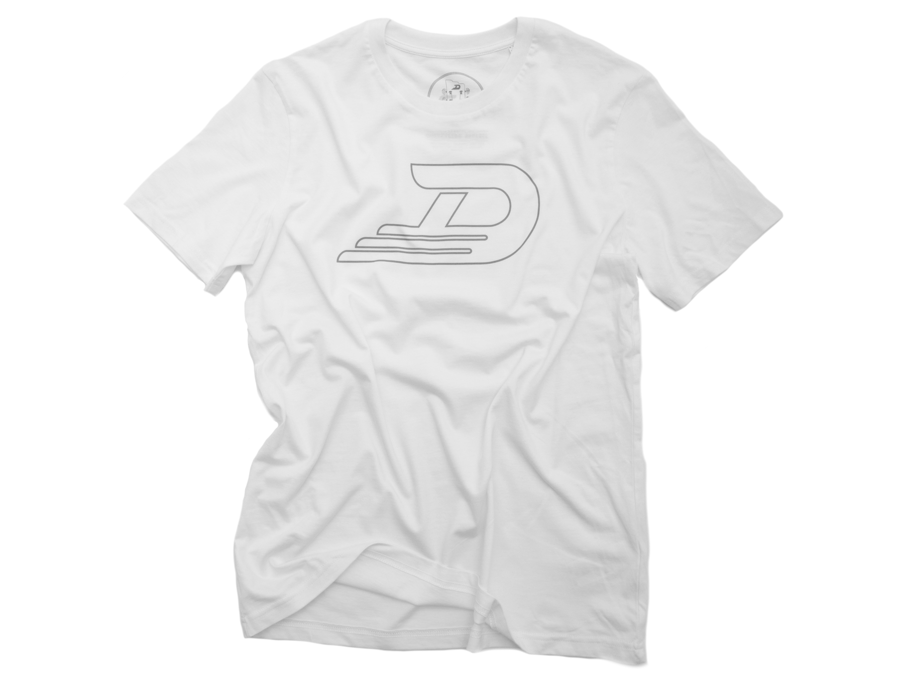 Duesenberg Organic-T "D-Outlines" White (unisex)