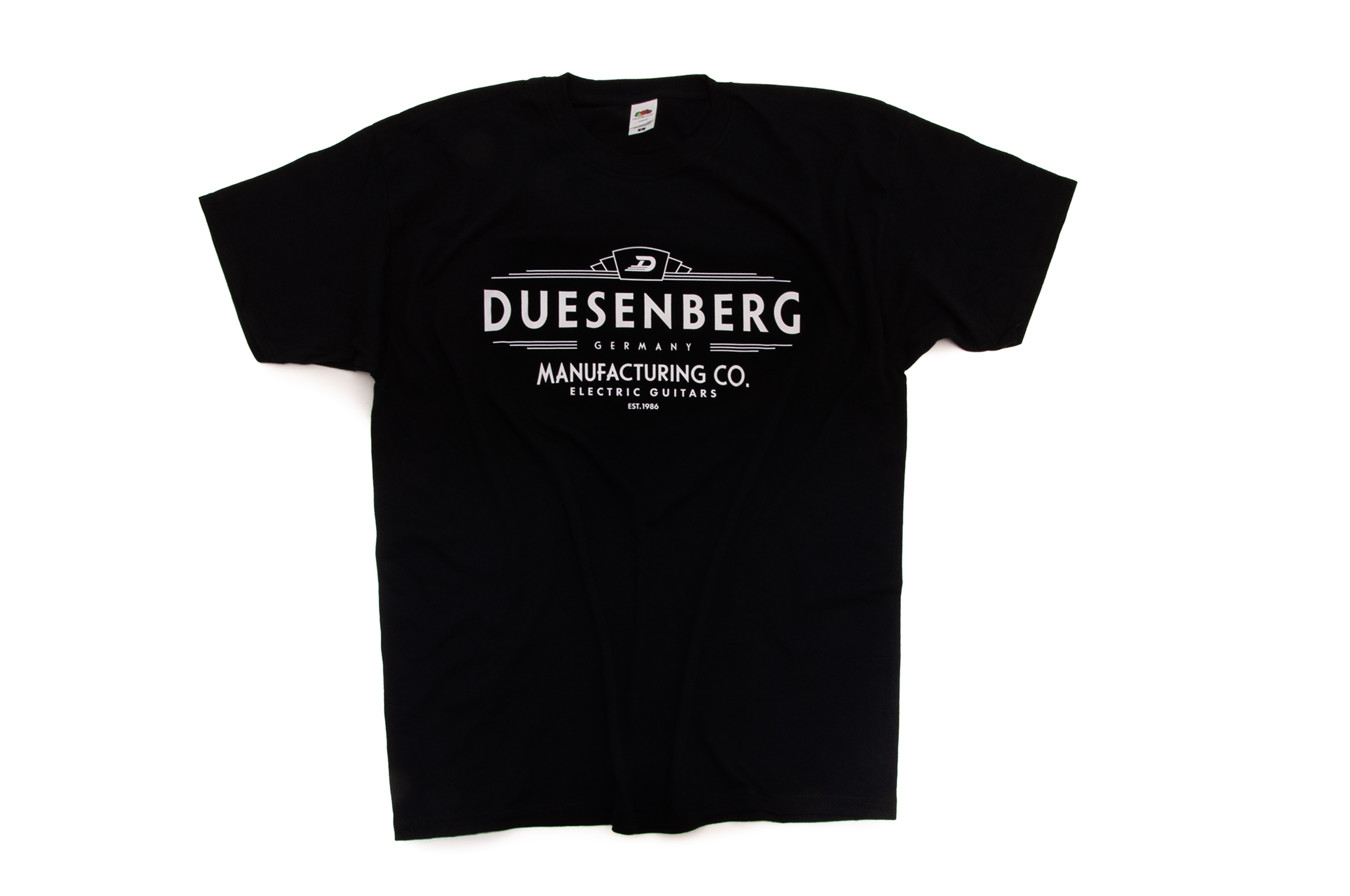 Duesenberg T-Shirt "Manufacturing Co." Black (unisex)